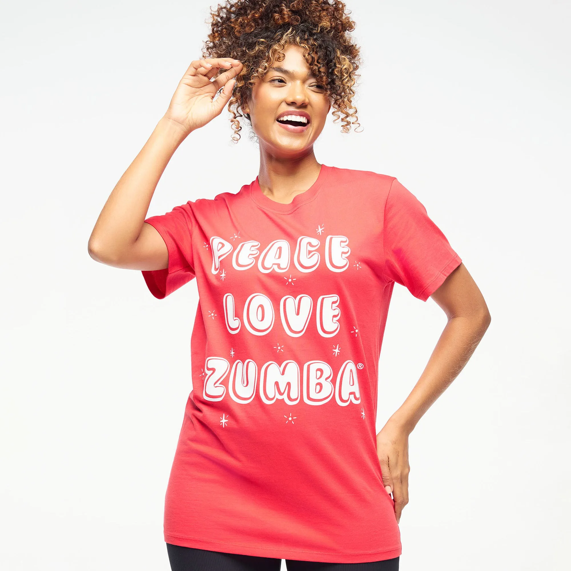 Zumba® Holiday Crew Neck Tee - Red